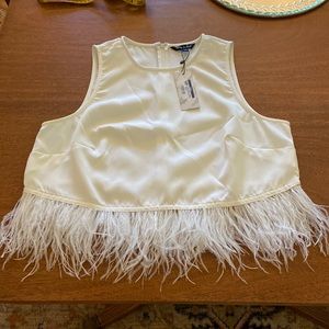 Strut and Bolt crop top. Size L. NWT